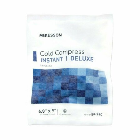 MCKESSON DELUXE Soft Cloth Disposable Instant Cold Pack, 6-4/5 x 9 Inch, 24PK 59-79C